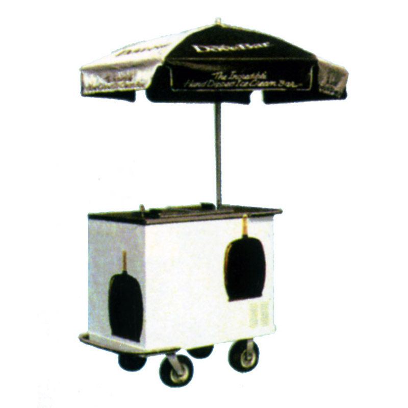 Model 505 – Ice Cream Pushcarts W/Air Caster Wheels